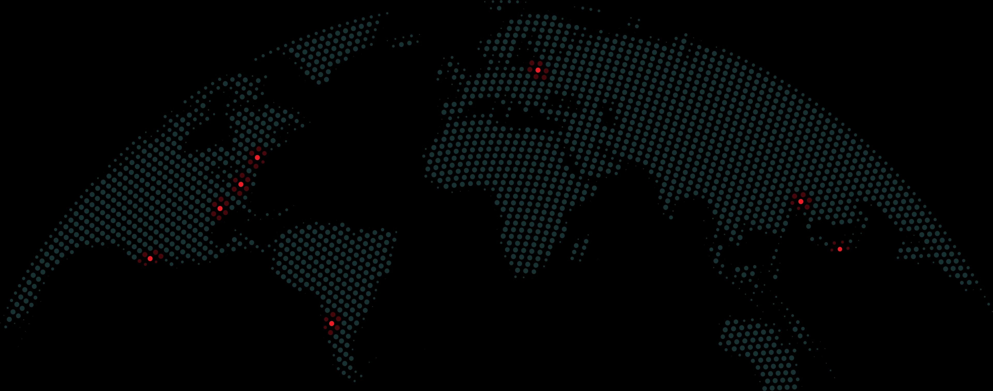 World map showing Kowa global footprint